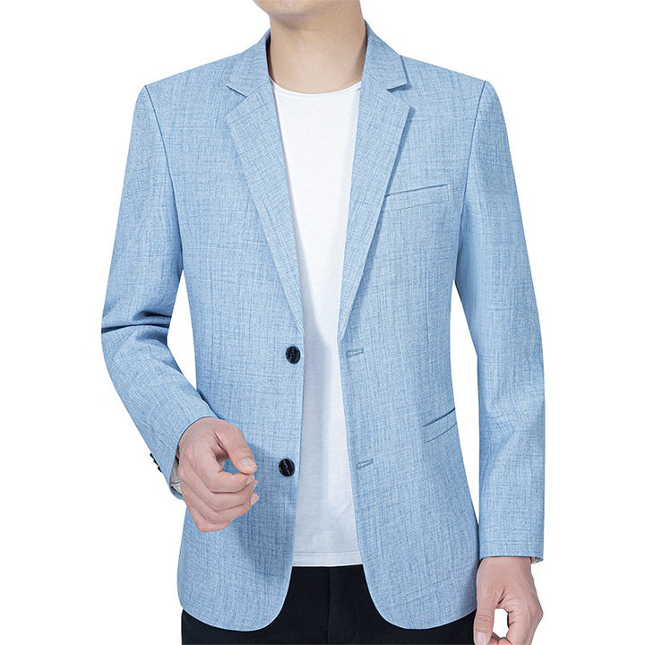 Herren Leichtes Slim-Fit Sakko aus LeinenmischgewDrunee mit Halbfütterung Drune
