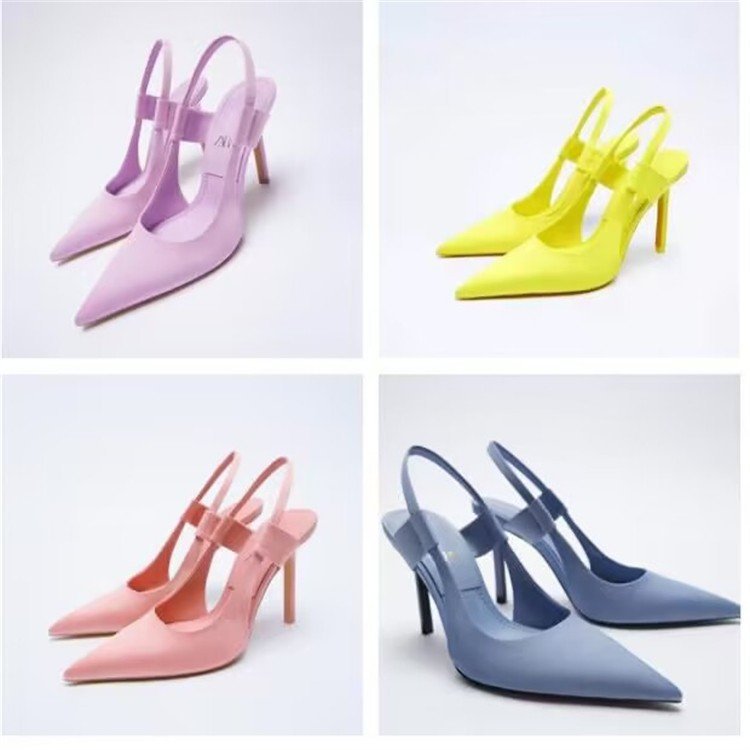 Damen Slingback-Pumps mit elegantem Spitzen-Design und modischem Riemensystem Drune