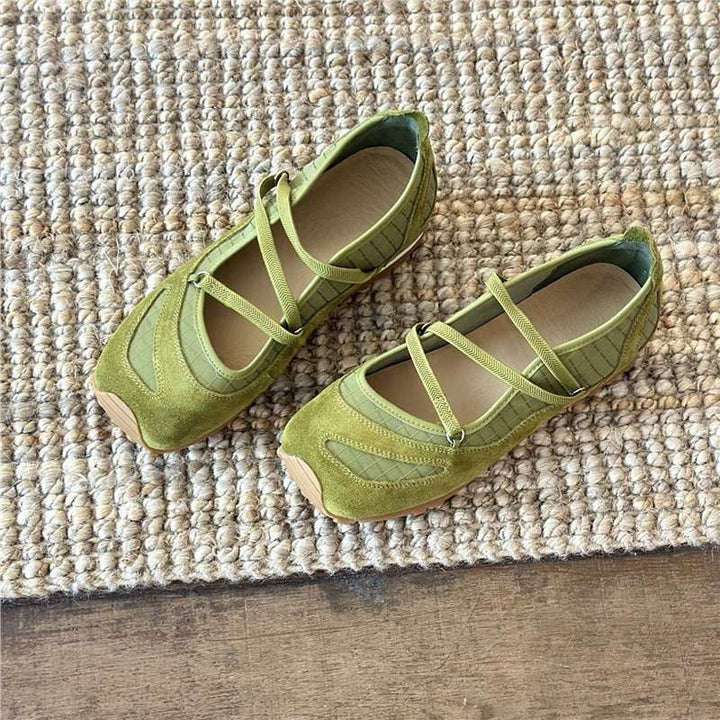 Damen Ballerinas mit elegantem Riemchen-Design Drune