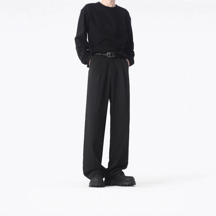 Damen Elegante und bequeme weit geschnittene Stoffhose Drune