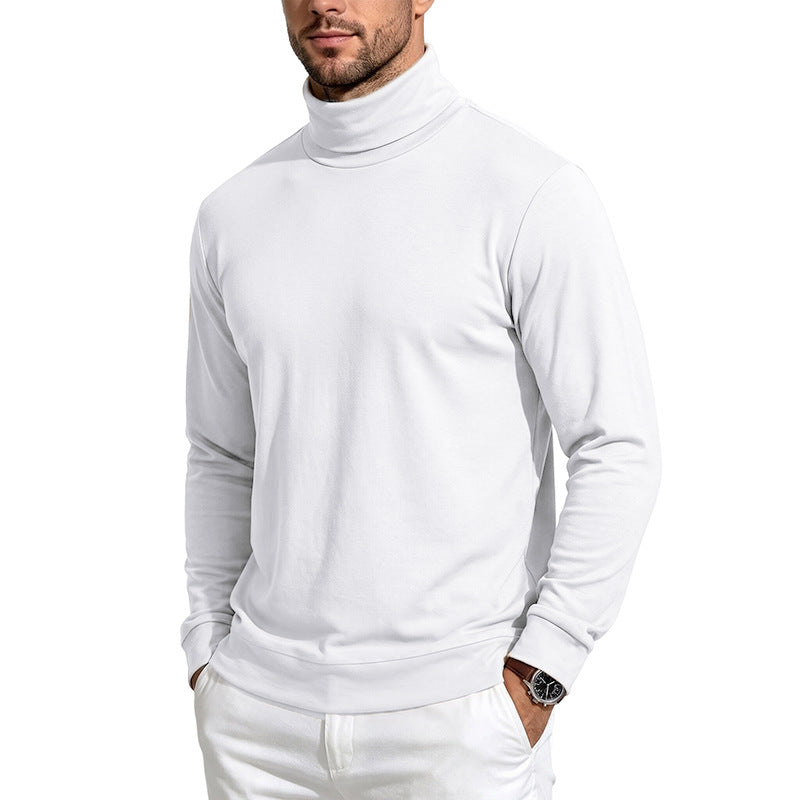 Herren Feinstrick‑Rollkragenpullover mit schmaler Silhouette und elastischen Bündchen Drune