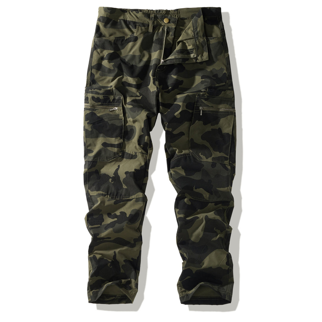 Herren Multifunktionale Cargohose im Camouflage-Design Drune