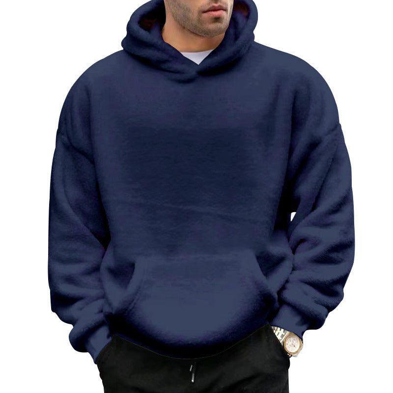 Herren bequemer Oversized Kapuzenpullover Drune