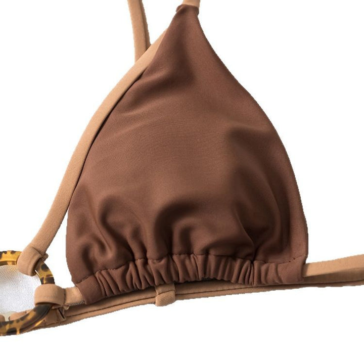 Damen Triangel-Bikini mit modischem Ringdetail Drune
