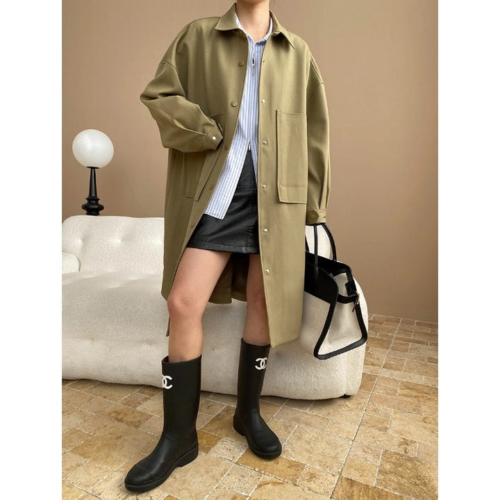 Damen elegante und lässige Oversized-Jacke mit modischem Schnitt Drune