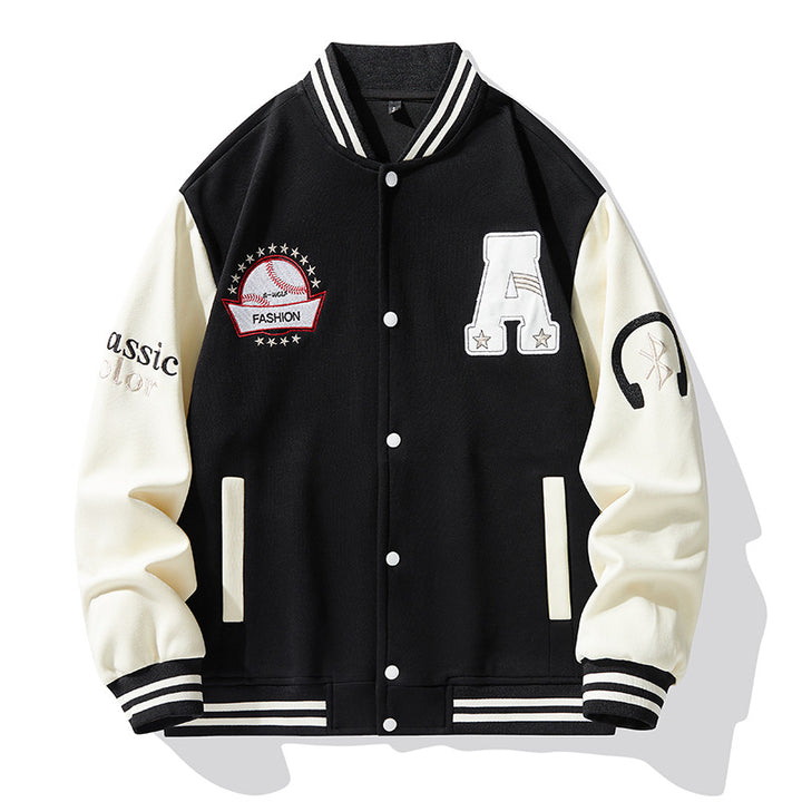 Herren Moderne Collegejacke Drune