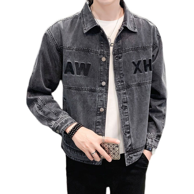 Herren Modische Denimjacke Drune