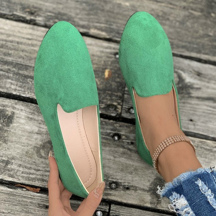 Damen Mokassins aus hochwertigem Wildleder mit elegantem Schnitt Drune