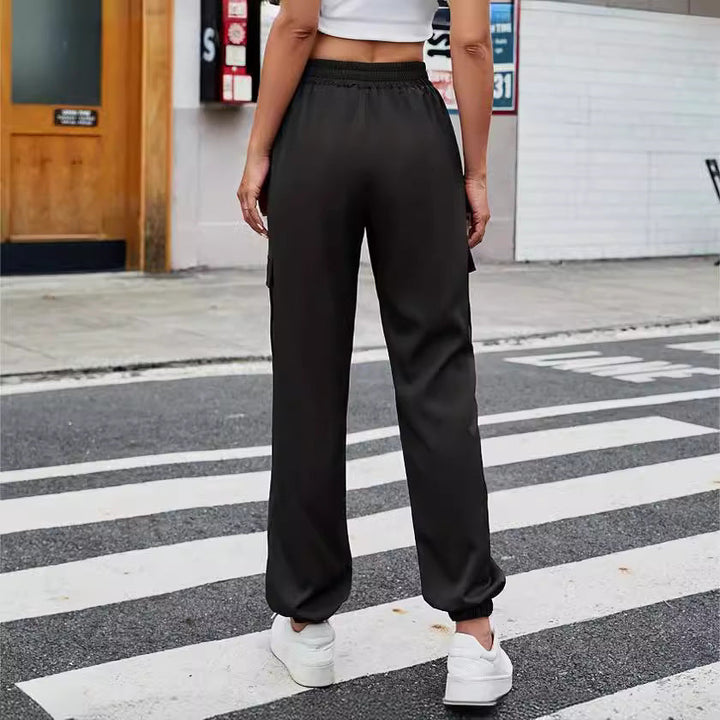 Damen Cargo-Hose mit elastischem Bund und praktischen Taschen Drune