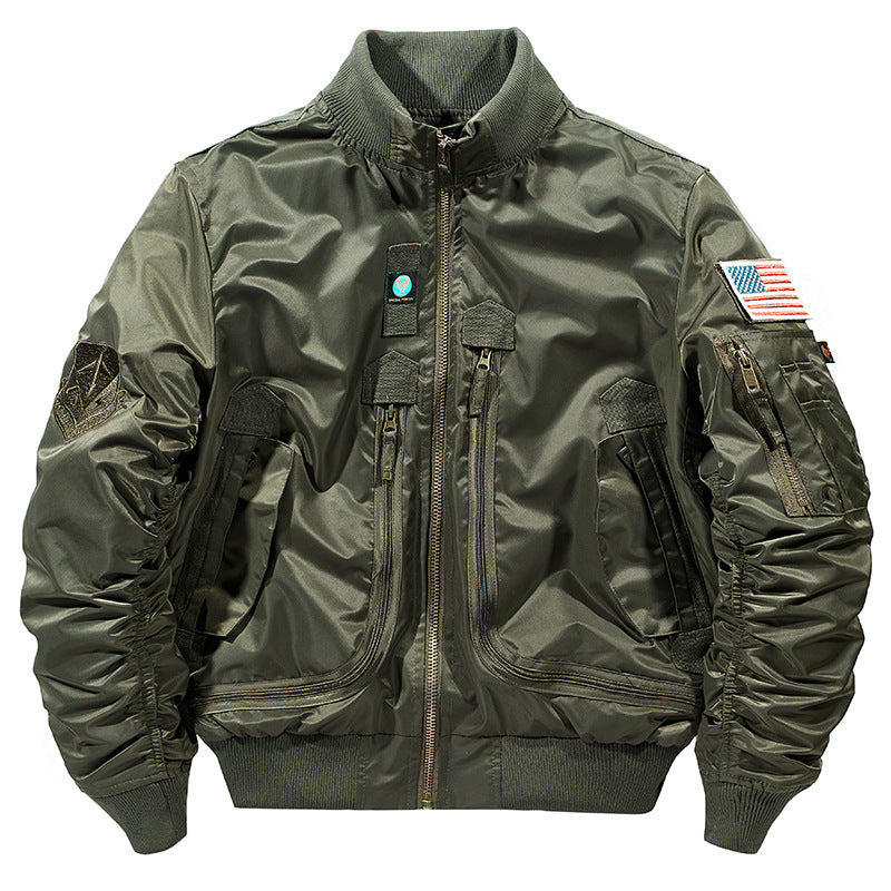 Herren Multifunktionale Bomberjacke mit vielseitigen Taschen Drune