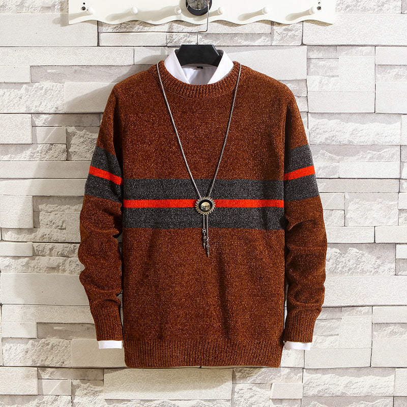 Herren modischer Pullover mit gestreiftem Design und hohem Komfort Drune
