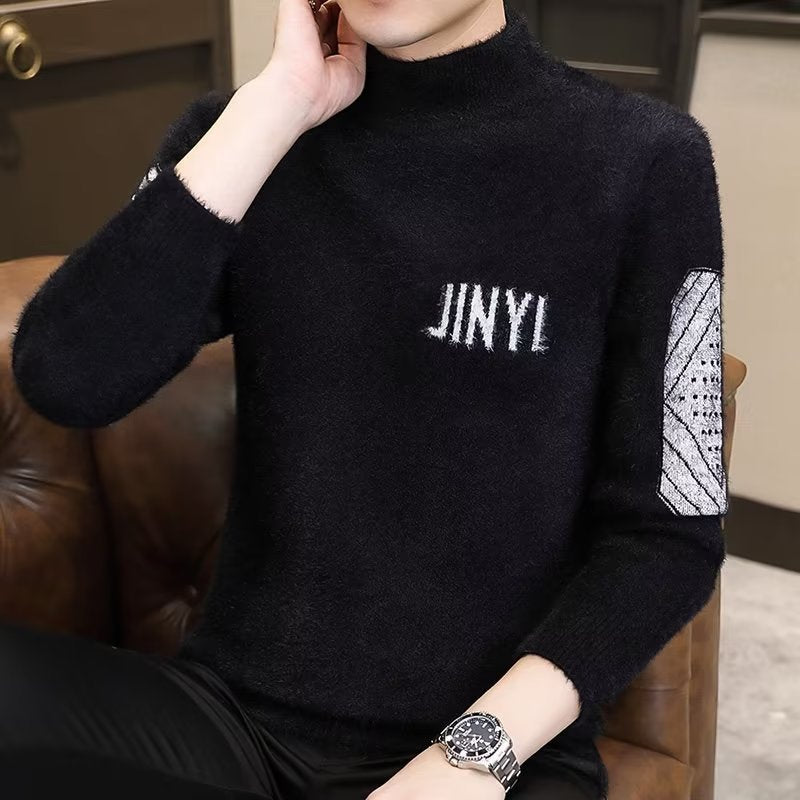 Herren eleganter Strickpullover mit modernen Details Drune