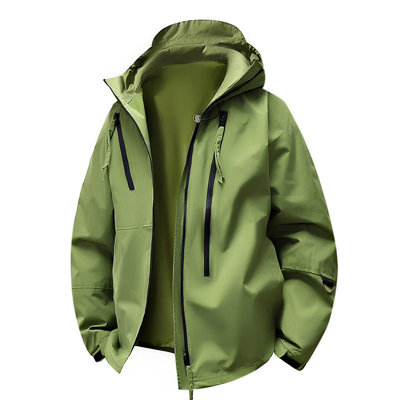 Herren Funktionale Wasserfeste Outdoor-Jacke Drune