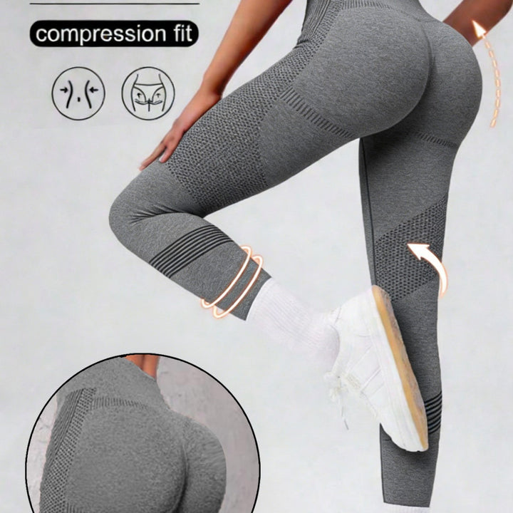 Damen Sportliche Leggings mit hoher Taille Drune