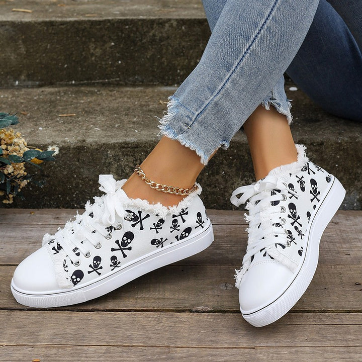 Damen Freizeitsneaker mit modischem Denim-Design und rutschfester Gummisohle Drune