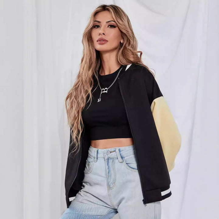 Damen Sportjacke mit Trendfarben und lässigem Schnitt Drune