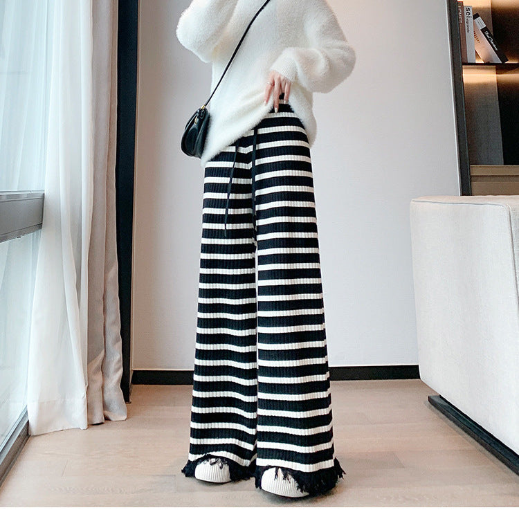 Damen Modische und bequeme Palazzo-Hose Drune
