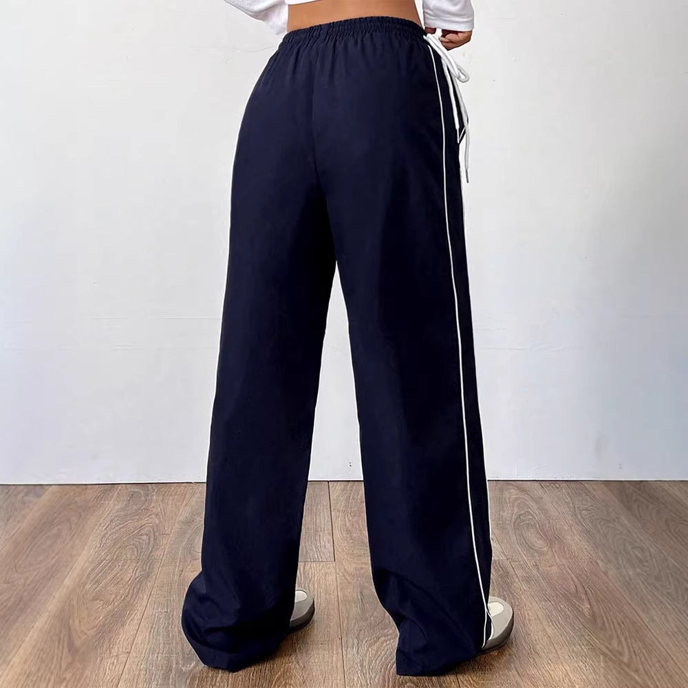 Damen Weite Freizeithose mit elastischem Bund und seitlichen Taschen Drune
