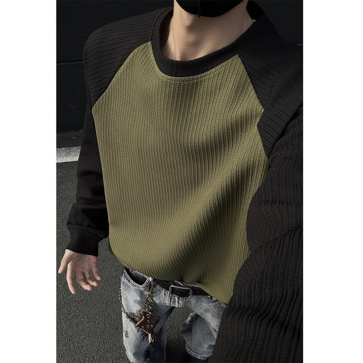 Herren Sportlicher Raglan-Pullover mit Struktur Drune