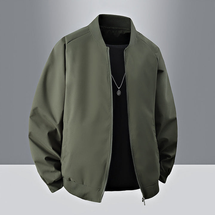 Herren Bomberjacke mit hohem Kragen und praktischen Taschen Drune