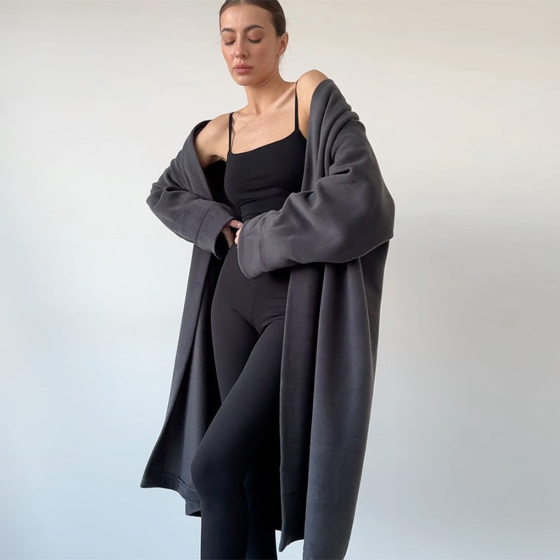 Damen Kuscheliger Oversize-Mantel Drune