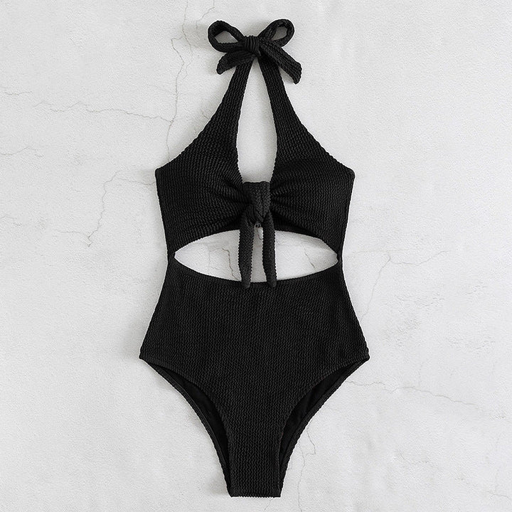 Damen Hochgeschnittener Cut-Out Badeanzug Drune