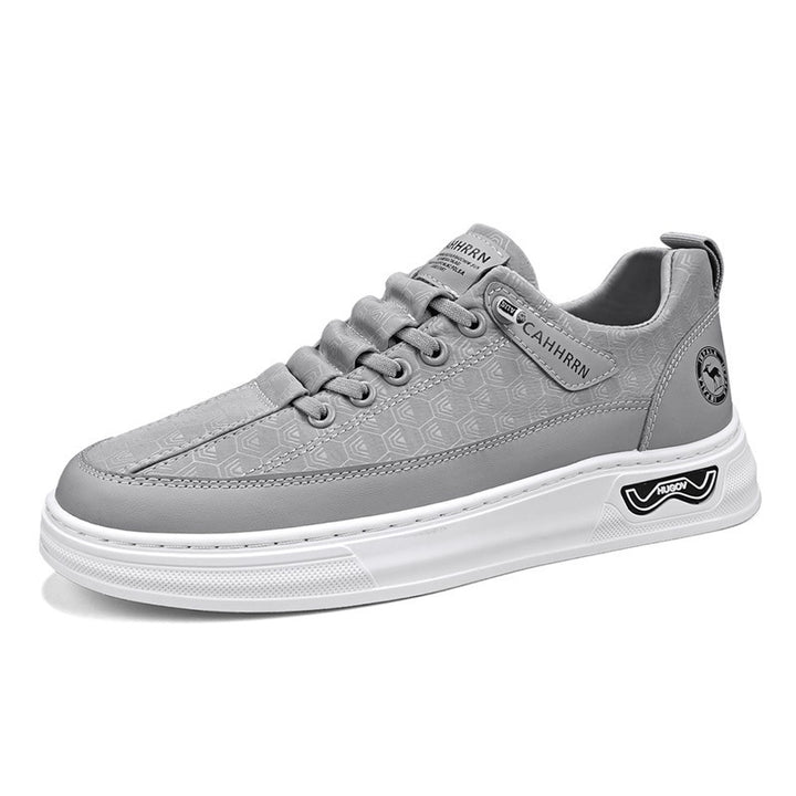 Herren Lässige Low-Top Sneaker mit geprägter Wabenstruktur und dämpfender Plateausohle Drune