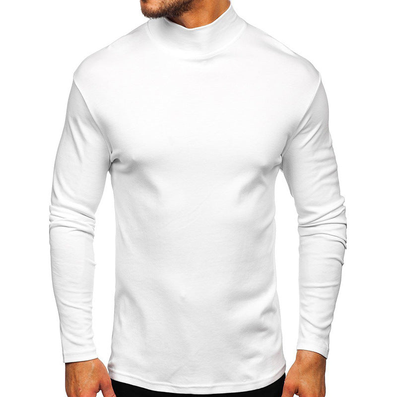 Herren Langarmshirt mit Stehkragen aus hochwertigem Material Drune