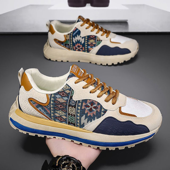 Damen Sportliche Sneakers mit attraktivem Ethno-Design Drune