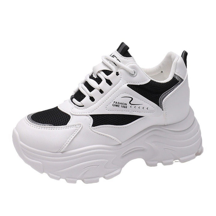 Damen Chunky Sneakers mit atmungsaktiver Oberflächenstruktur und dämpfendem Komfort Drune