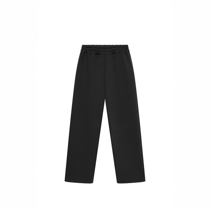 Unisex nan gerade geschnittene Jogginghose mit hohem Elastikbund und seitlichen Eingrifftaschen Drune