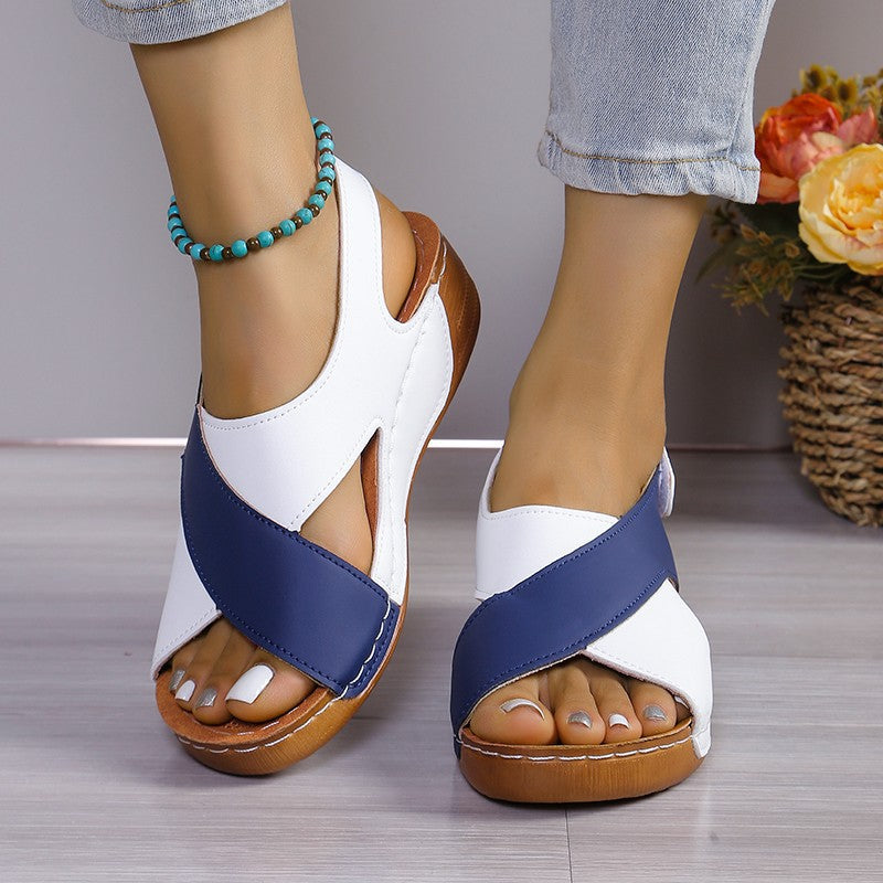Damen Komfort-Sandalen mit anatomisch geformtem Fußbett und rutschfester Sohle Drune