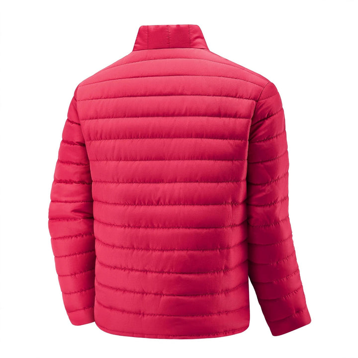 Herren Slim Fit Ultraleichte Thermosteppjacke mit hohem Stehkragen Drune