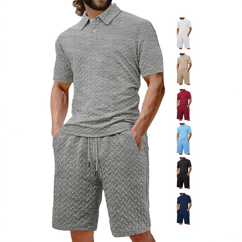 Herren Polo-Shirt und Short Set Drune