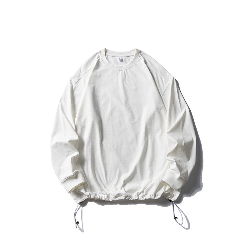Unisex Oversize-Sweatshirt mit verstellbarem Kordelzugsaum, Raglanärmeln und Rippbündchen Drune