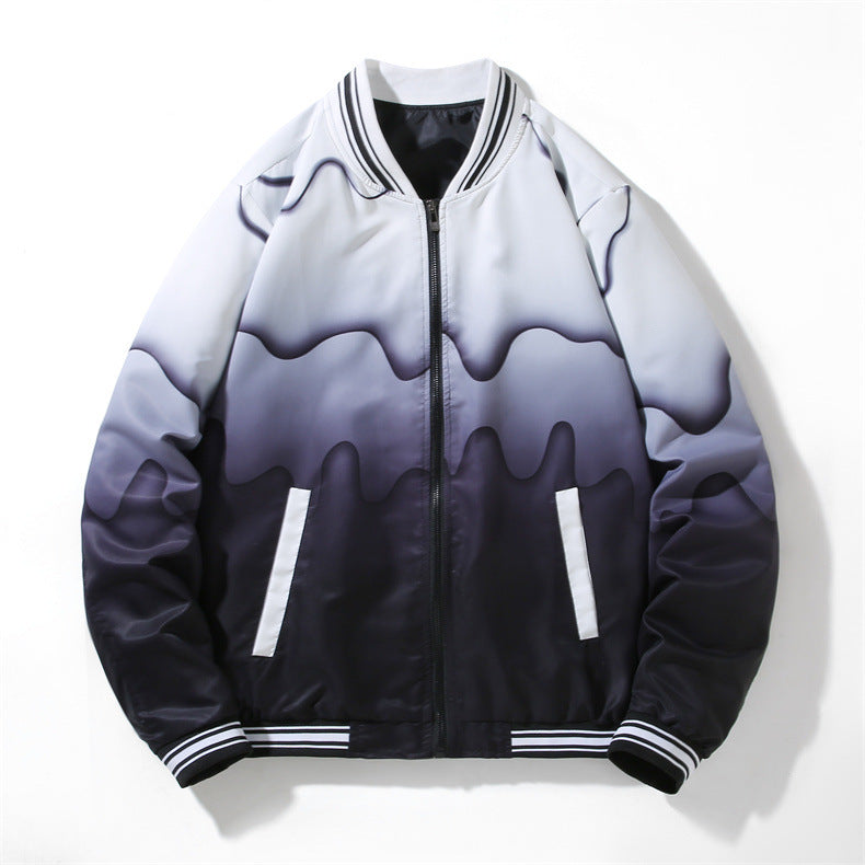 Herren Sportliche Bomberjacke mit modernen Mustern Drune