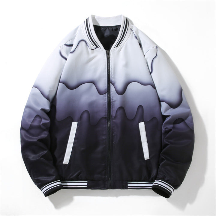Herren Sportliche Bomberjacke mit modernen Mustern Drune