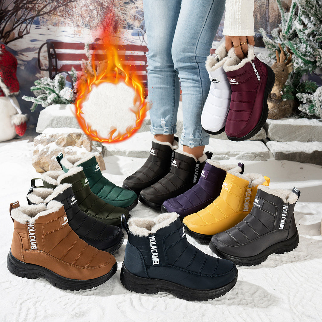 Damen Winterstiefel mit warmem Futter Drune