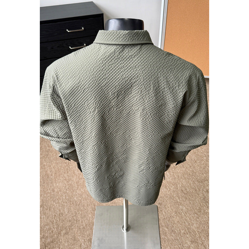 Herren Bequeme und lässige Overshirt Drune