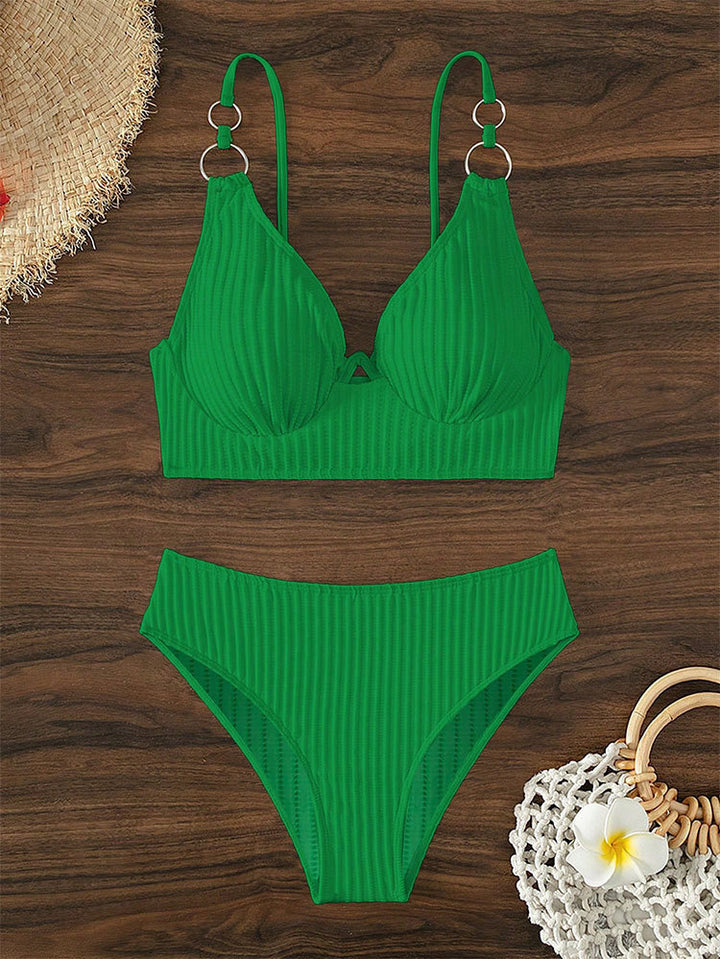 Damen Triangel-Bikini mit schickem Ringdetail Drune