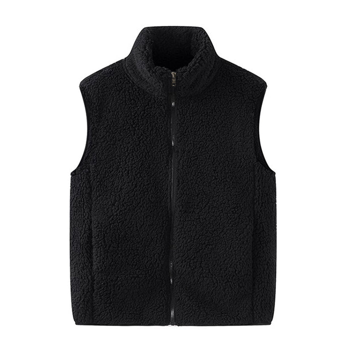 Damen Teddy-Fleeceweste mit Stehkragen und Reißverschluss Drune