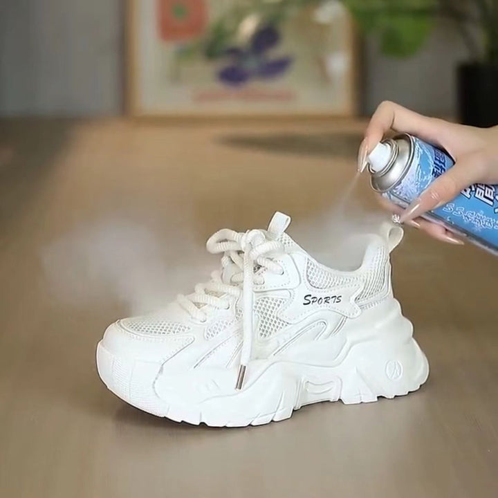 Damen Sportliche Chunky Sneakers mit atmungsaktiver Mesh-Oberfläche und innovativer Sohle Drune