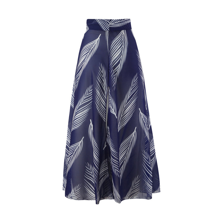 Damen Strandmodus-Set mit luftiger Maxi-Rock und sportlichem Oberteil Drune