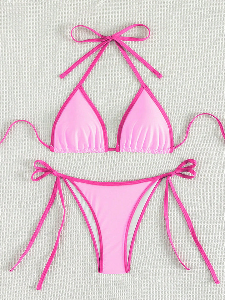 Damen Triangel-Bikini-Set mit verspieltem Bindesystem Drune