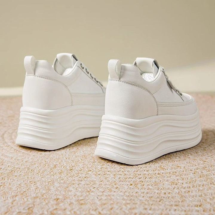 Damen Plateau Sneakers Drune