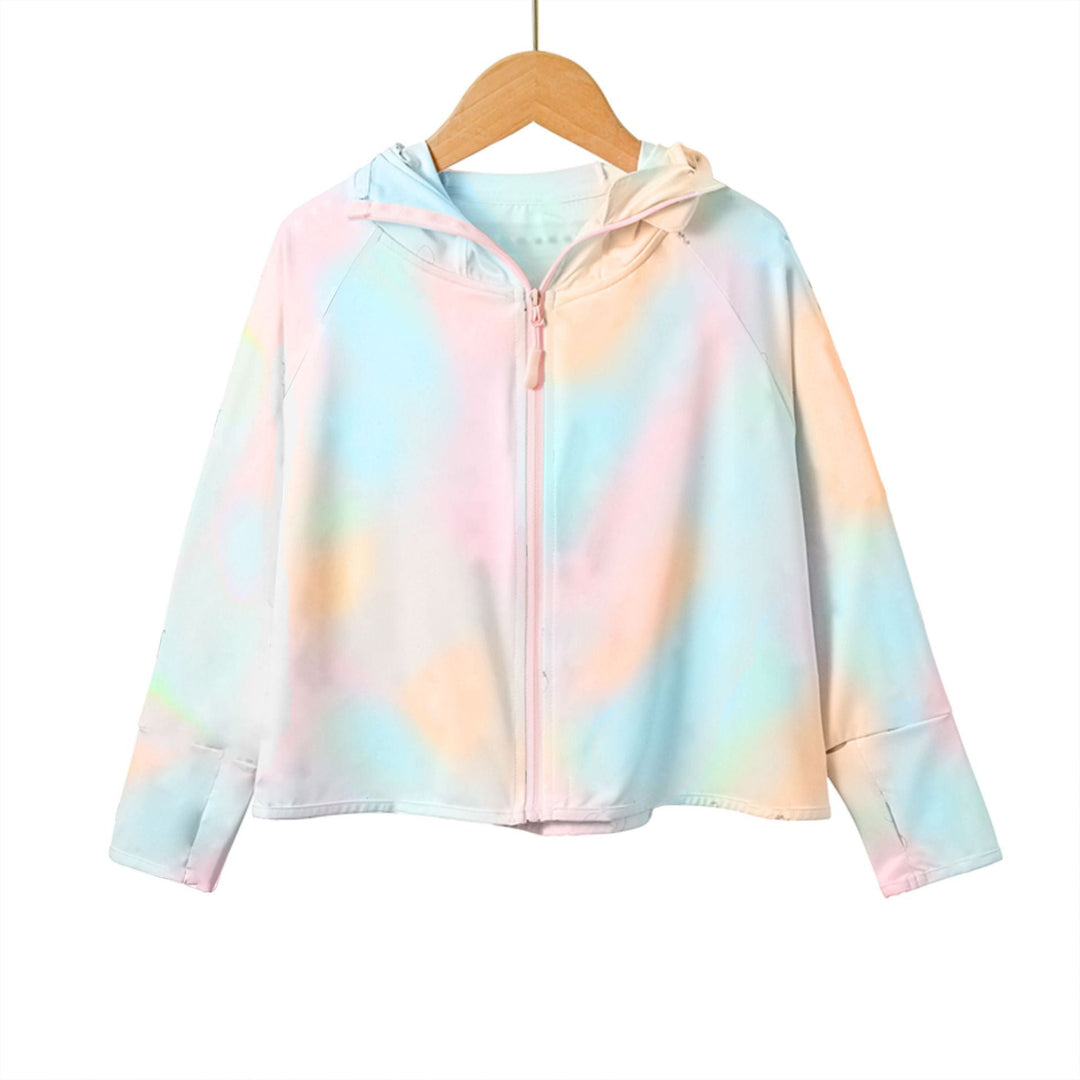 Mädchen funktionale UV-Schutzjacke mit Kapuze Drune