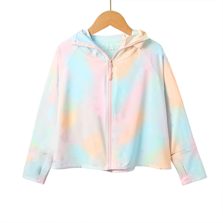 Mädchen funktionale UV-Schutzjacke mit Kapuze Drune