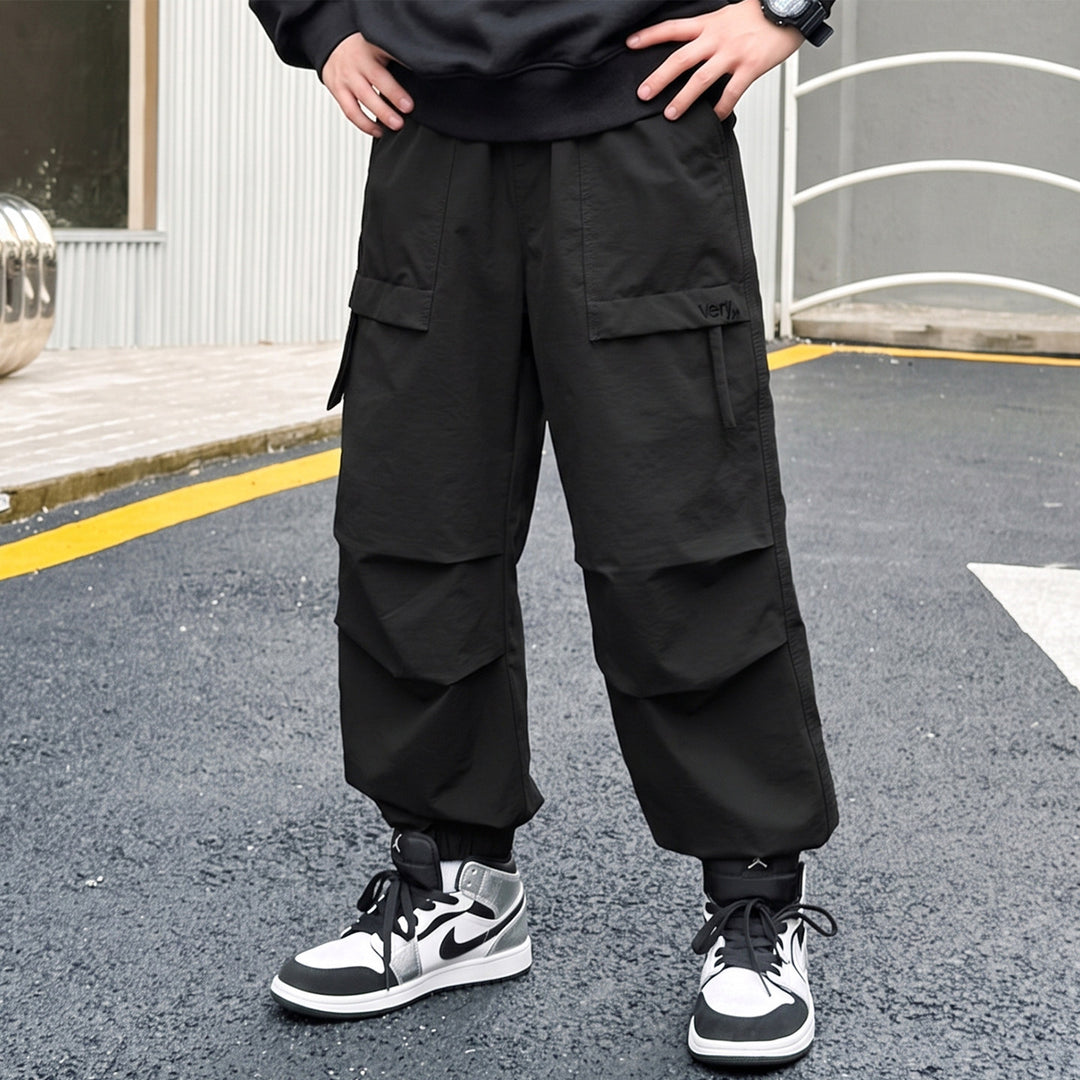 Herren Cargo-Hose mit verstellbarem Bund und Taschen Drune