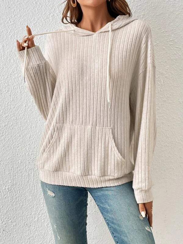 Damen lässiger Kapuzenpullover Drune