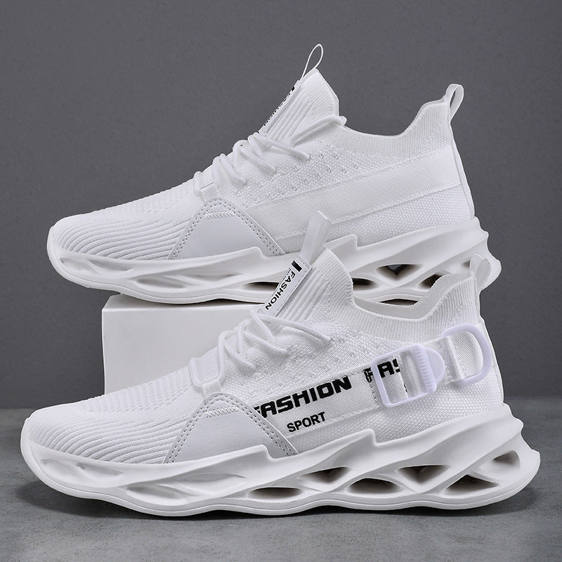Unisex Strick-Sockensneaker mit gelochter Waben-Luftsohle Drune